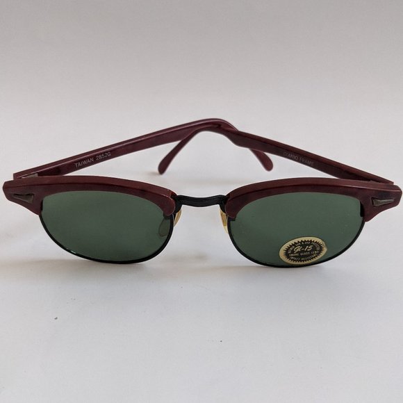 NWT True Vintage 90\'s Soho/Clubman fashion style glass lens sunglasses main image 4